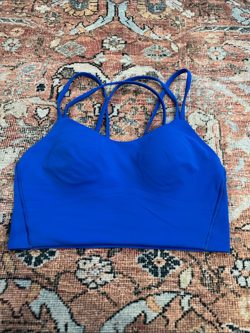 Lululemon Women’s Blue Strappy Sports Bra